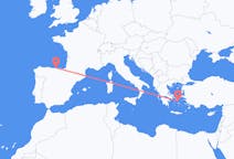 出发地 希腊出发地 米科诺斯目的地 西班牙桑坦德的航班