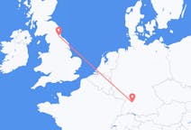 Flyg från Stuttgart, Tyskland till Durham, England