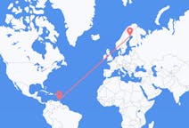 Flyrejser fra St George's, Grenada til Luleå, Sverige