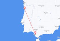 Flyrejser fra Jerez de la Frontera, Spanien til Porto, Portugal