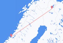 Flüge von der Stadt Ørland in die Stadt Ivalo
