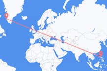 Flights from Manila to Nuuk