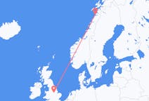 Flights from Nottingham, England to Bodø, Norway