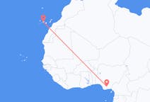 Fly fra Owerri til Tenerife