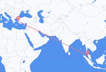 Flüge von Penang, Malaysia nach Izmir, die Türkei