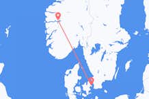 Flyreiser fra Sogndal, til København
