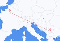 Flights from Paris to Pristina