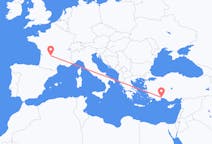 Flights from Brive-la-Gaillarde in France to Antalya in Turkey