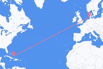 Flights from Spring Point, the Bahamas to Westerland, Germany