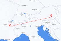 Flyreiser fra Chambéry, Frankrike til Graz, Østerrike