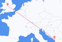 Flights from Podgorica, Montenegro to Birmingham, the United Kingdom