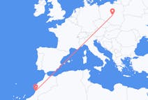 Flights from Agadir, Morocco to Łódź, Poland