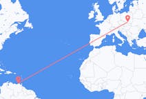 Flights from Porlamar, Venezuela to Kraków, Poland