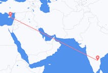 印度出发地 丘德达帕飞往印度目的地 拉纳卡的航班