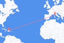 出发地 多米尼加共和国出发地 聖地牙哥目的地 法国巴斯蒂亚的航班