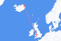 Flights from Egilsstaðir, Iceland to Cardiff, Wales