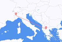 Vols depuis la ville de Kastoria vers la ville de Turin