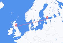 Voli dalla città di Tallinn per Edimburgo