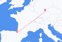 Fly fra Pamplona til Nürnberg
