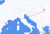 出发地 罗马尼亚从 克卢日纳波卡目的地 西班牙巴塞罗那的航班