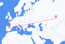 Flyrejser fra Pavlodar, Kasakhstan til Madrid, Spanien