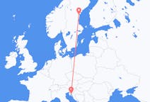 Flights from Sundsvall, Sweden to Rijeka, Croatia