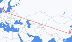 出发地 中国出发地 上饶市目的地 丹麦埃斯比约的航班