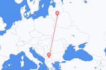 Flyreiser fra Skopje, til Vilnius