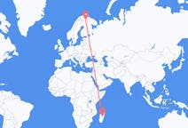 Flyrejser fra Antananarivo, Madagaskar til Ivalo, Finland