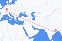 Flights from Bhubaneswar to Zurich