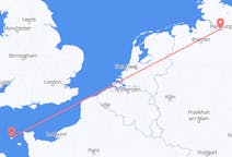 Flyreiser fra Saint Peter Port, Guernsey til Hamburg, Tyskland