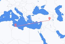 Flyg från Tripoli, Libyen till Şırnak, Turkiet