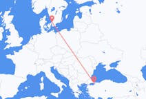 Flyg från Ängelholm, Sverige till Istanbul, Turkiet