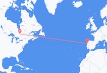 加拿大出发地 魯安 - 諾蘭達飞往加拿大目的地 波爾圖的航班
