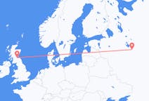 Fly fra Jaroslavl til Edinburgh