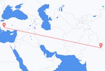 Flights from Dhangadhi, Nepal to Denizli, Turkey