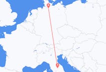 Flyrejser fra Perugia, Italien til Hamborg, Tyskland