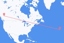 Flyreiser fra Prince George, Canada til Santa Maria, Portugal