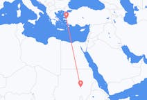 Flüge von Khartum, der Sudan nach Izmir, die Türkei