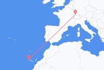 Flights from Santa Cruz de La Palma, Spain to Basel, Switzerland