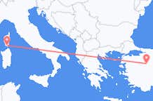 Flyrejser fra Figari, Frankrig til Kütahya, Tyrkiet