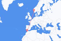 Flights from Rabat, Morocco to Stavanger, Norway