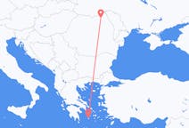 Lennot Suceavasta, Romania Plakaan, Kreikka