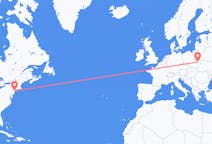 Flights from New York City, the United States to Lublin, Poland