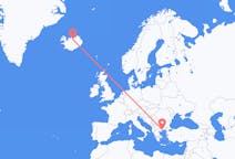Flights from Akureyri to Kavala Prefecture