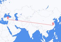 Flyreiser fra Huangshan, Kina til Kayseri, Tyrkia