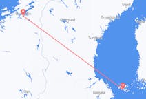 Flyreiser fra Mariehamn, Åland til Trondheim, Norge