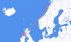 Flyg från Sandnessjøen till Derry