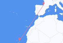 Voli da Ilha do Sal, Capo Verde to Biarritz, Francia
