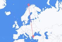 Vols depuis Tromso, Norvège à Izmir, Turquie